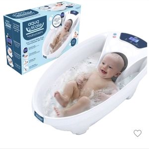 Infant tub aqua scale 3 in 1 digital scale water thermometer